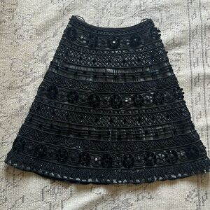 Naaem Kham embroidered and beaded skirt
